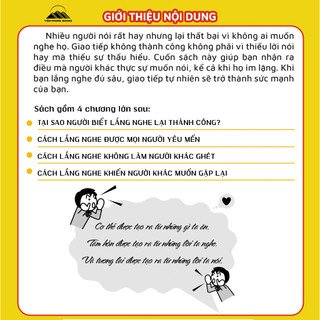 Sách - 90% Thành Công Trong Giao Tiếp Nằm Ở Cách Lắng Nghe - Lắng Nghe Sâu, Thấu Hiểu Đủ