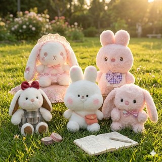 gấu bông thỏ mềm mại