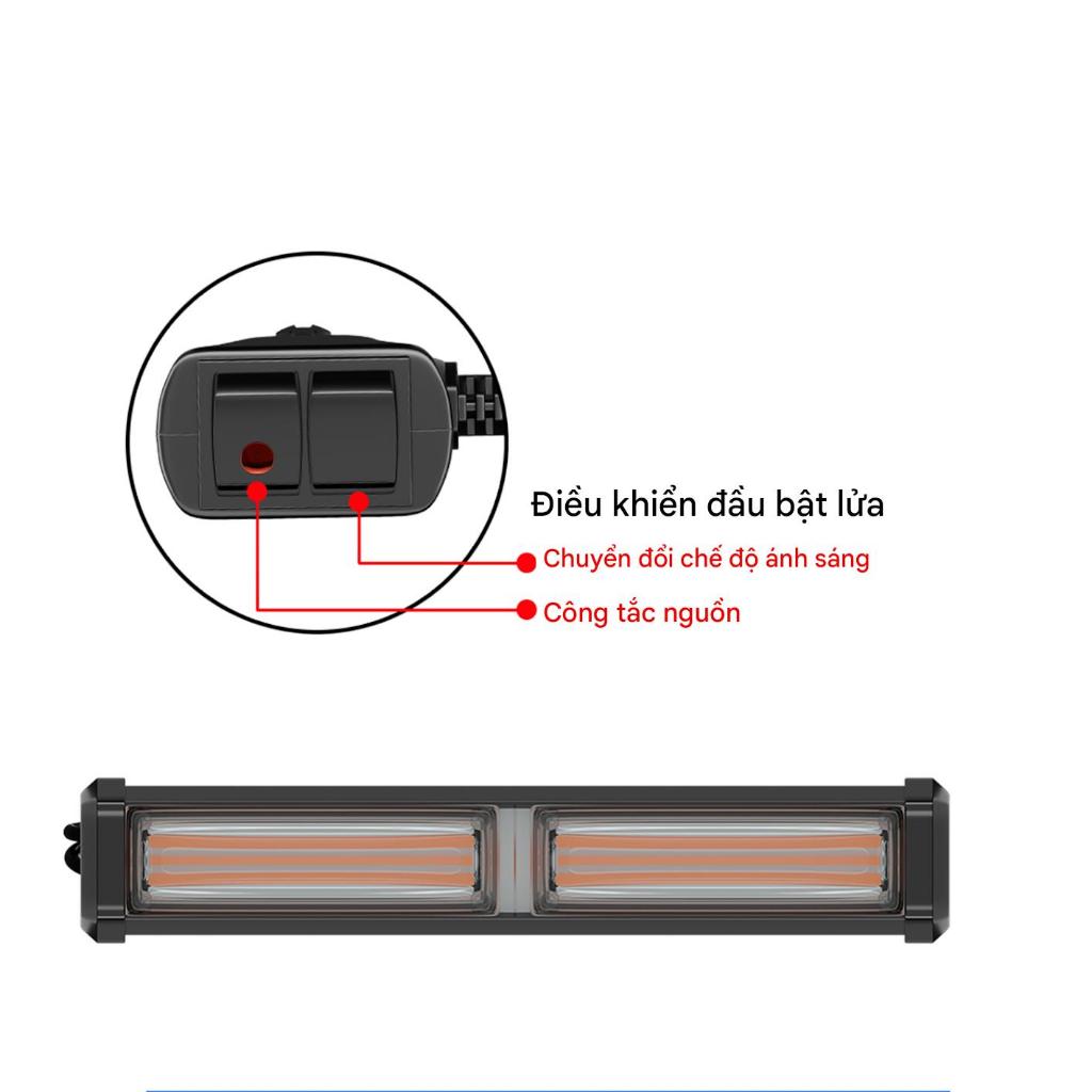 Đèn LED Chớp Nhiều Chế Độ - Đèn Xe Ưu Tiên Cảnh Báo Khẩn Cấp - Thanh LED COB 12V-36V Siêu Sáng