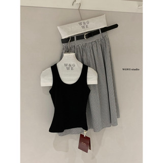𝐏𝐡𝐢𝐞𝐧 𝐖𝐆𝐖𝐄 | w9219 Áo 3 Lỗ Len Tăm Ôm Body 5 Màu Trơn