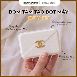 Bom Tắm Tạo Bọt Mây Bồn Tắm Hình Lá Thư BANABOMB Dưỡng Da Mịn Màng