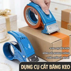 Dao cắt băng keo đa năng cầm tay, thiết bị đóng gói răng sắt chắc chắn, xé băng dính nhanh chóng giá