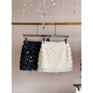 Set Áo Thô Cổ Tua Rua Mix Chân Váy Kim Sa Chuẩn Linh Hoàng
