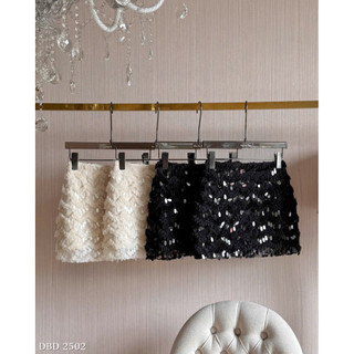 Set Áo Thô Cổ Tua Rua Mix Chân Váy Kim Sa Chuẩn Linh Hoàng