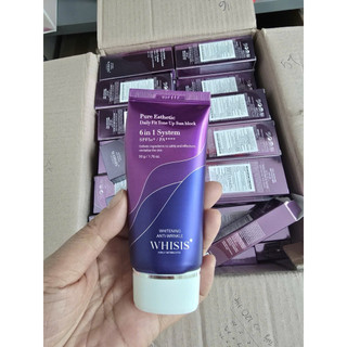 Đọc Kỹ Mô Tả) Chống Nắng WHISIS Hàn Quốc Dưỡng Trắng Kiềm Dầu Nâng Tone Sun Block 50g