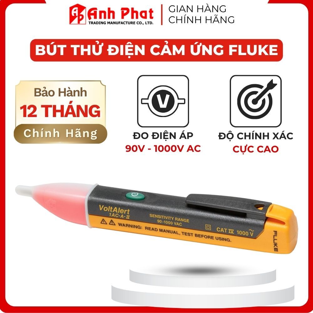 Bút Thử Điện Thông Minh FLUKE 1AC-A1-II Dải Đo 90V – 1000V Nhỏ Gọn Tiện Lợi Có Độ Chính Xác Cao