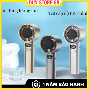 Quạt cầm tay M120 Quạt Turbo tốc độ cao Có thể sạc lại Con lăn UBS Không cần di động ngoài trời Gió mạnh Quạt cầm tay