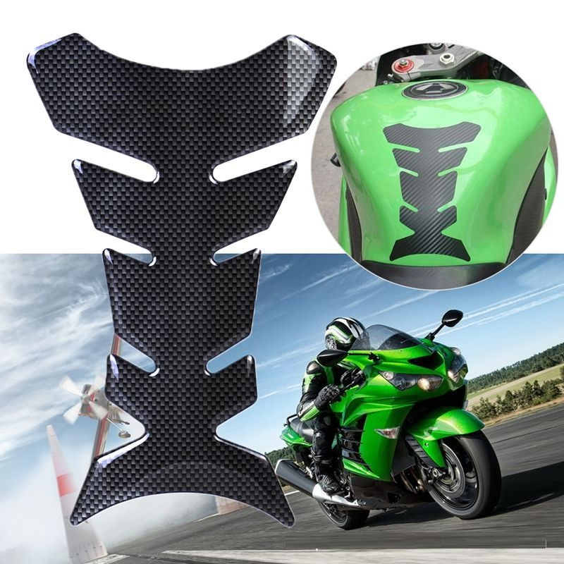 Tem xương cá, tem dán chống trầy nắp, bình xăng 3D vân carbon, dùng cho xe máy CBR RVF VFR CB400 CB1300 CBR1000RR