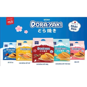 Combo bánh Dora-yaky-bánh rán Đorẻmon date mới chính hãng Kido