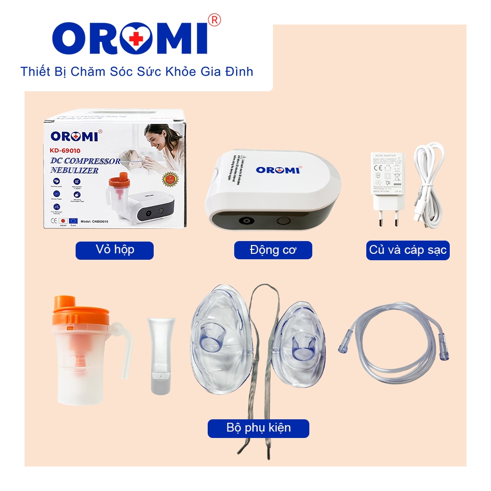 Máy xông khí dung mini OROMI KD-69010/KD-69011/KD-69012 - Máy khí dung cho gia đình