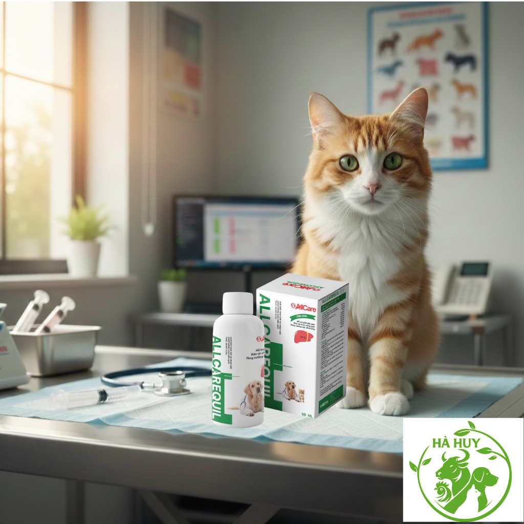 Siro Giải Độc Gan Allcarequil 50ml Cho Chó Mèo – Hỗ Trợ Phục Hồi & Tăng Cường Chức Năng Gan Pet