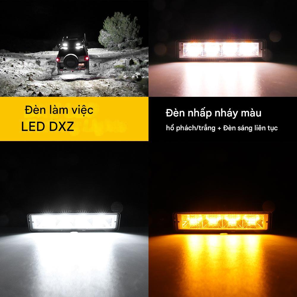 Đèn Trợ Sáng Đèn LED làm việc Spotlight Đèn pha ô tô siêu sáng 9-30V cho ô tô, xe máy, xe tải, thuyền, máy kéo, xe kéo &