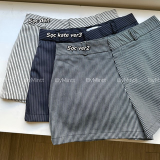 TINI SỌC| Quần short cạp trễ hoạ tiết sọc | Bymintt