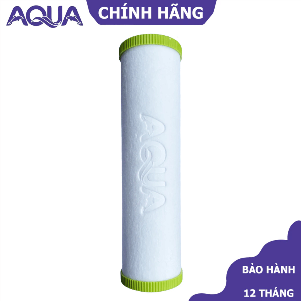 Bộ 3 lõi lọc nước 123 AQUA Chính hãng sử dụng cho tất cả dòng máy Kangaroo, Karofi, Sunhouse, Aqua