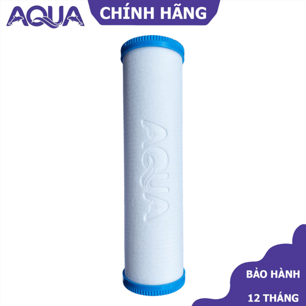 Bộ 3 lõi lọc nước 123 AQUA Chính hãng sử dụng cho tất cả dòng máy Kangaroo, Karofi, Sunhouse, Aqua