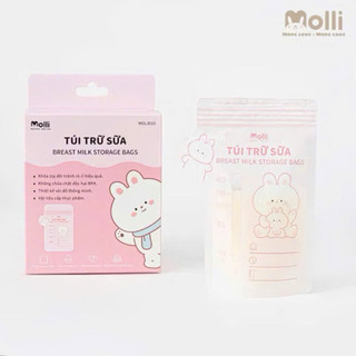 Hộp 30 túi trữa sữa Molli chính hãng - dung tích 150ml/200ml/250ml