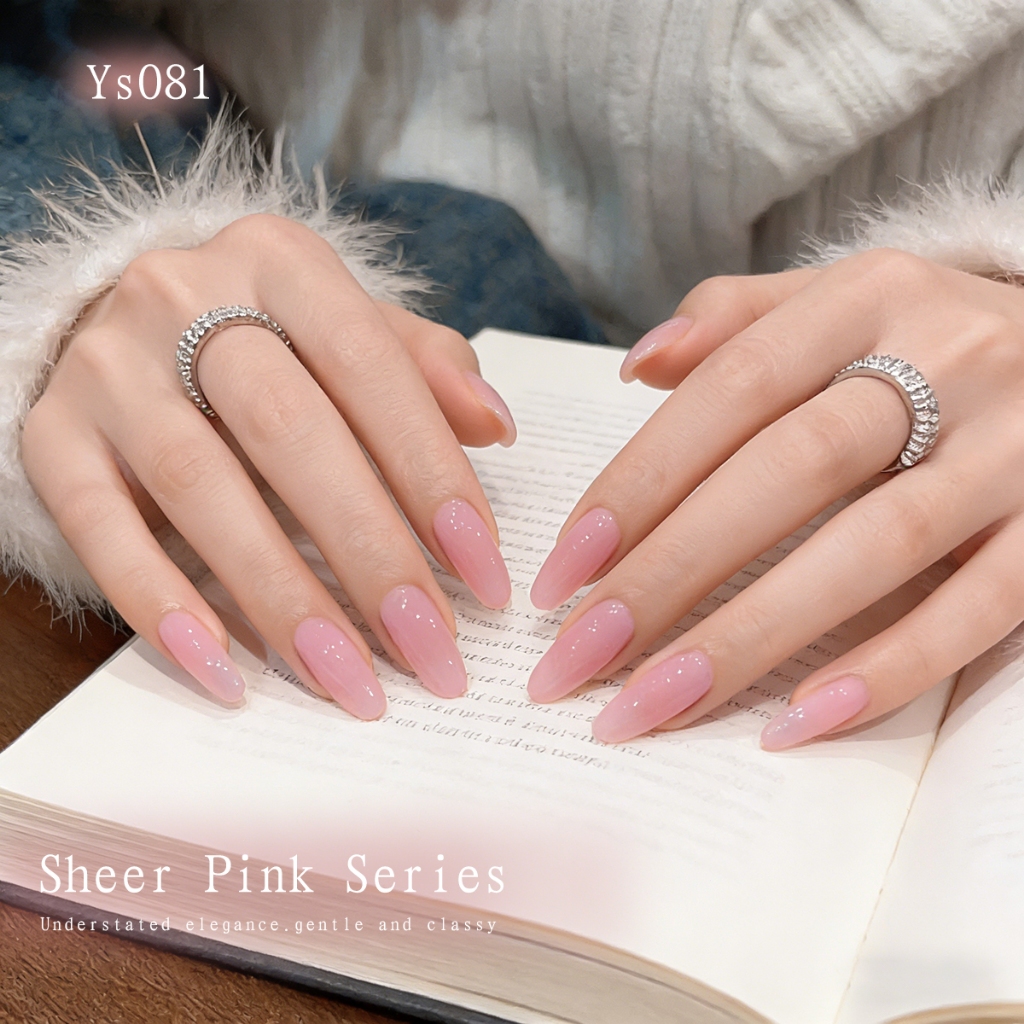 XEIJAYI 10ml - Sơn móng tay Jelly Pink Gel với độ bóng lâu dài và phù hợp với các tiệm làm móng và mọi tông màu da.