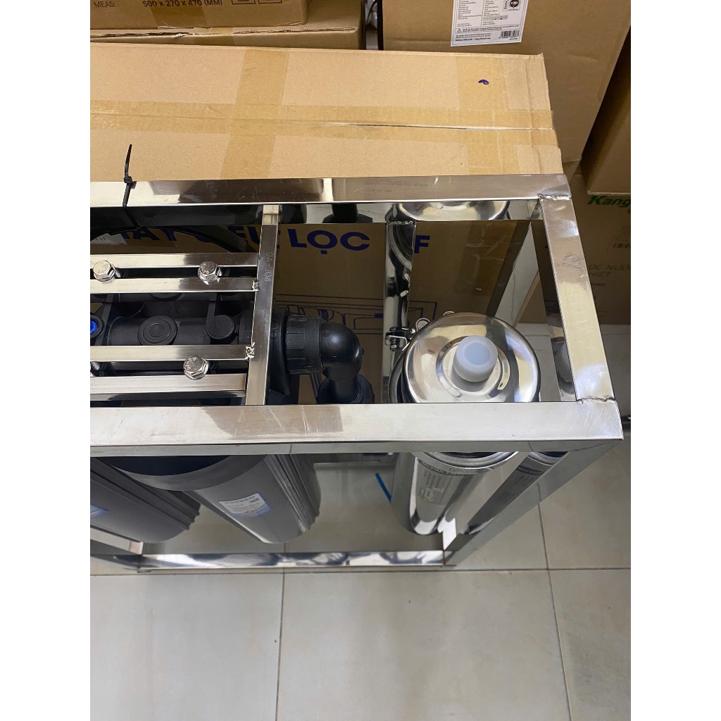 Bộ Lọc Tổng Đầu Nguồn UF Với Công Nghệ Siêu Lọc Công Suất Lớn 3000 Lít/h Chính Hãng