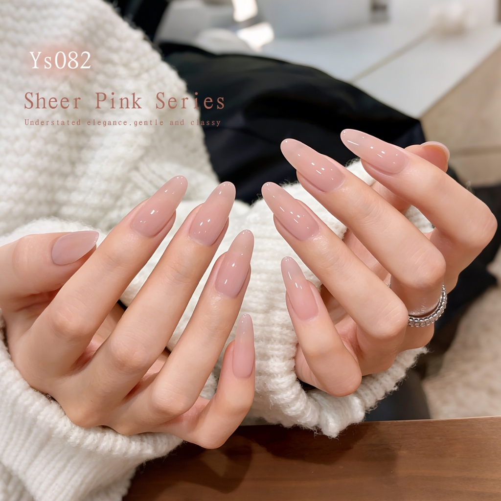 XEIJAYI 10ml - Sơn móng tay dạng gel màu hồng nhạt, thời trang và đa năng, hoàn hảo để tự sơn móng tay tại nhà.