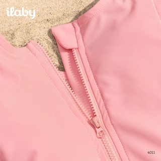 [TẶNG TÚI] Đồ bơi bé gái ILABY HCM váy bơi công chúa Ariel hồng phối lưới tutu size từ 10-43kg[4011]