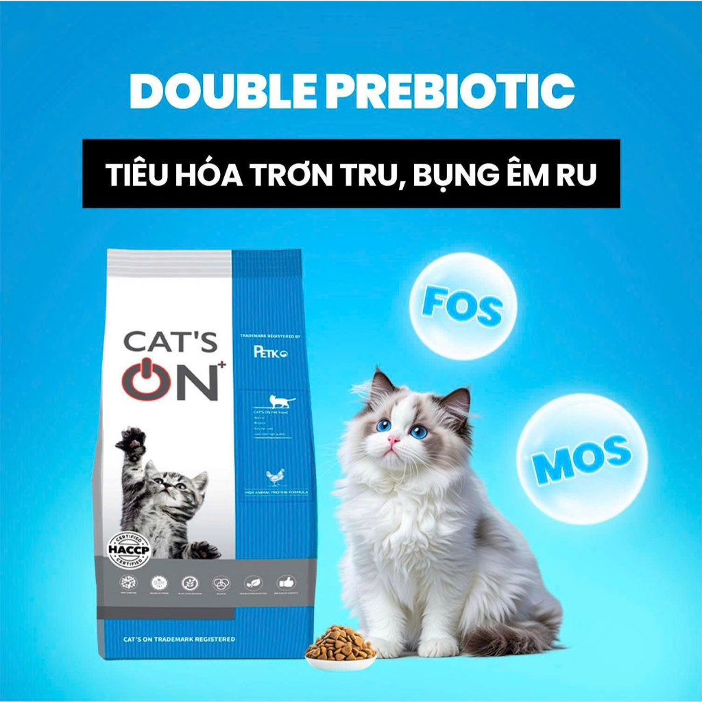 Hạt Cho Mèo Cat's On Plus Hạt Quốc Dân Tăng Cường Mùi Vị Bổ Sung Dinh Dưỡng Cho Mèo Mọi Lứa Tuổi