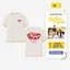 Set áo phông gia đình, đội nhóm YODY in chữ Dream Team Cotton Compact thoáng mát MCTS26S026