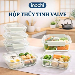 Hộp Thủy Tinh Nikko Valve Inochi : Lưu Trữ Thực Phẩm An Toàn, Tiện Lợi, Đẹp Mắt