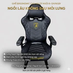 Ghế Gaming Cao Cấp Lamborghini GameZone – Ghế Công Thái Học Ergonomic – Ngồi Lâu Không Mỏi – Chân Quỳ Ngả 180° Chịu Lực — ảnh 1