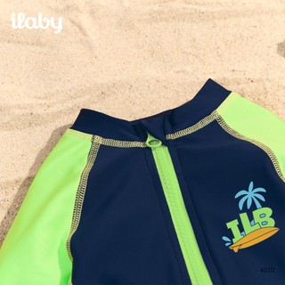 [TẶNG TÚI] Đồ bơi bé trai ILABY HCM đồ bơi liền thân chống nắng chất liệu thun lạnh cao cấp size 10-43kg [4010]
