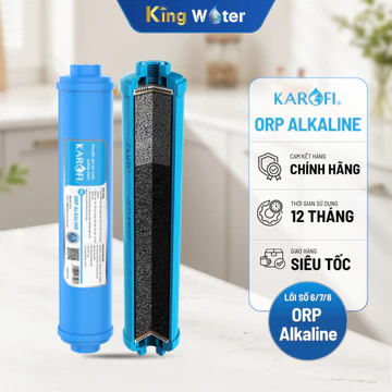 Lõi Lọc Nước ORP Alkaline Karofi - Lõi Chức Năng Số 9 Giúp Tăng PH, Tạo Nước Kiềm Nhẹ Trung Hoà Axit