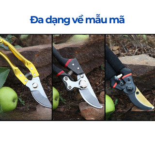 Kéo cắt cành cây cảnh Nhật Bản SK5 HomieTech cán đệm cao su, lưỡi thép sắc bén siêu bền, an toàn, chắc chắn