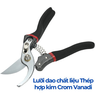Kéo cắt cành cây cảnh Nhật Bản SK5 HomieTech cán đệm cao su, lưỡi thép sắc bén siêu bền, an toàn, chắc chắn