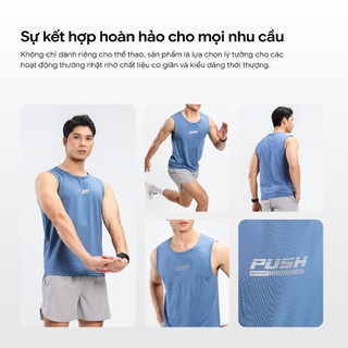 Áo Tanktop Nam MENTORIS Vải Thun Lạnh Cao Cấp, Form Thể Thao Co Giãn, Thoáng Khí Tập Gym MTT02