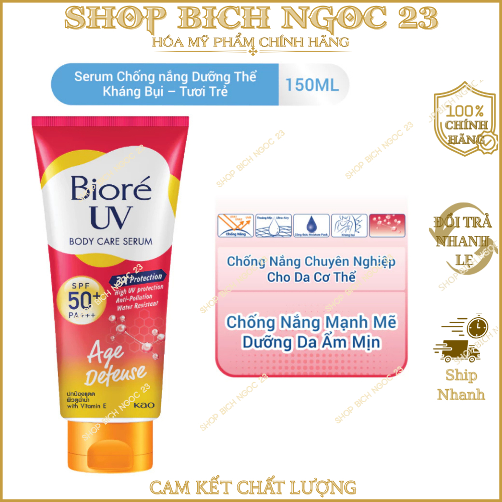 Chống nắng body, biore - Serum Chống Nắng Body Biore SPF50/PA+++ 150ML