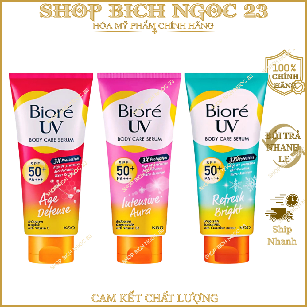 Chống nắng body, biore - Serum Chống Nắng Body Biore SPF50/PA+++ 150ML