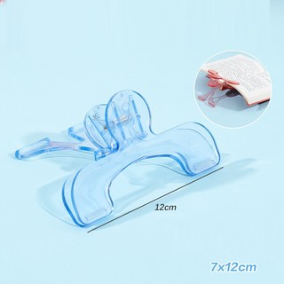 Kẹp Cố Định Trang Sách Nhựa ABS Trong Suốt Giúp Kẹp, Giữ Sách Cố Định Thông Minh Giúp Đọc Sách, Học Tập Hiệu Quả