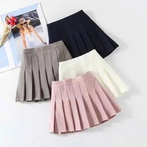 Chân váy xếp ly bé gái form chữ A váy ngắn phong cách Hàn Quốc năng động cá tính mẹ bé