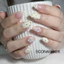 NAIL BOX NGẮN CHẤM BI HOA NẶN BASIC