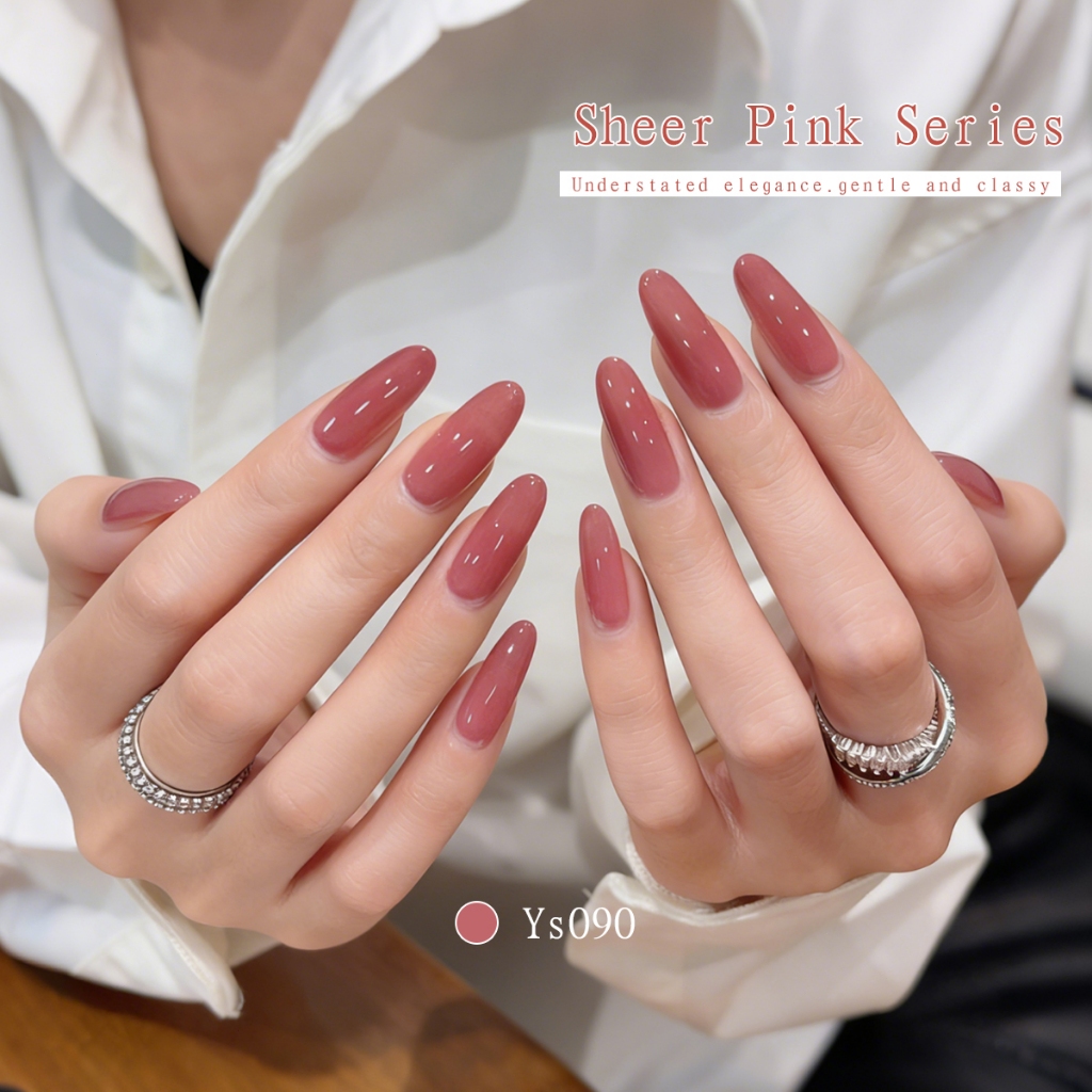 XEIJAYI 10ml - Sơn móng tay dạng gel màu hồng hoa hồng, thích hợp sử dụng tại salon và cho mọi tông da.