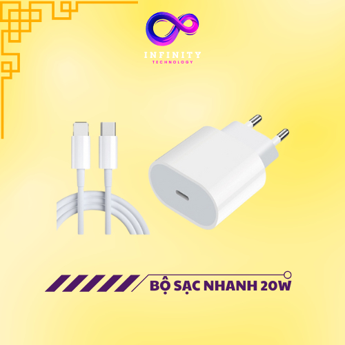 Bộ Sạc Nhanh 20W Chân Tròn Cao Cấp, Đảm Bảo An Toàn và Ổn Định ( HAAN)