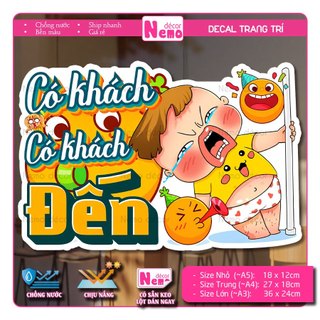 Decal Trang Trí Ăn Vặt Mại Dô, Tranh Dán Quán Ăn, Quán Nước, Dán Tường, Tủ, Kính, Xe Đẩy - Sticker Chịu Được Mưa Nắng.