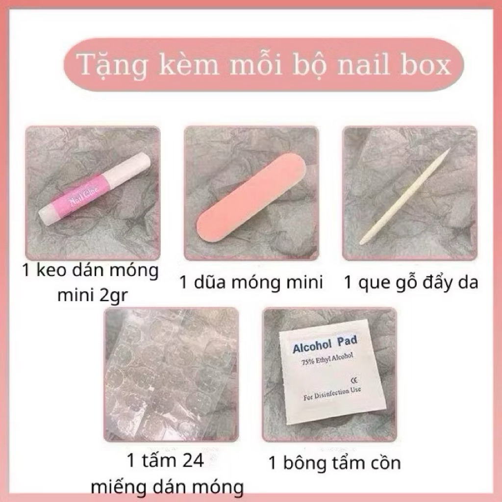 ( hoả tốc) NAIL BOX THẠCH GẠO OMBRE MIX ĐÁ SANG CHẢNH