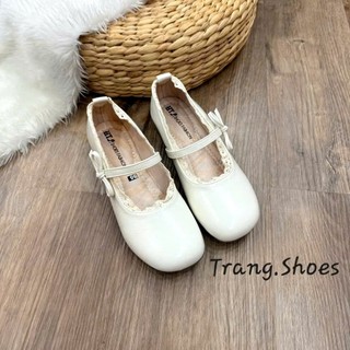 Giày búp bê nữ Mary Jane quai ngang đế  cao 4cm phong cách vintage thanh lịch, đế mềm êm chânMS 455