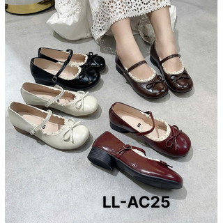 Giày búp bê nữ Mary Jane quai ngang đế  cao 4cm phong cách vintage thanh lịch, đế mềm êm chânMS 455