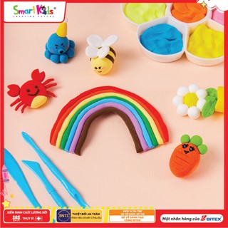 [MỚI VỀ] Đất Nặn Siêu Nhẹ Smartkids 12/24 Màu LC01/ LC02 - Đất Sét Tự Khô Không Dính Tay, An Toàn Cho Bé Chính Hãng