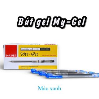 LEAFBOOK Bút Viết Nước MyGel / My Gel Dong A D-A Ngòi 0.5mm (Sản xuất tại Hàn Quốc) (Xanh, Tím, Đỏ, Đen)