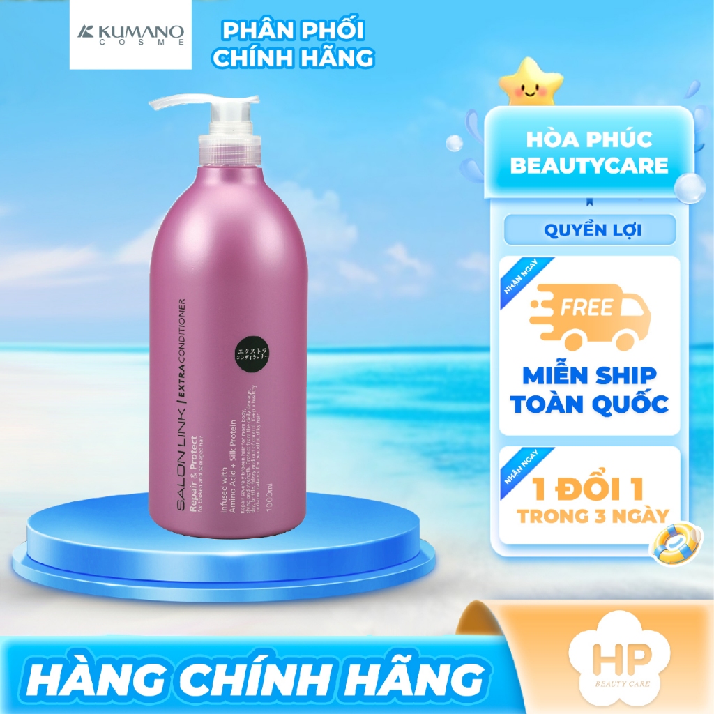Dầu Xả Giúp Phục Hồi Tóc Yếu Hư Tổn Salon Link Extra Conditioner (1000mL)