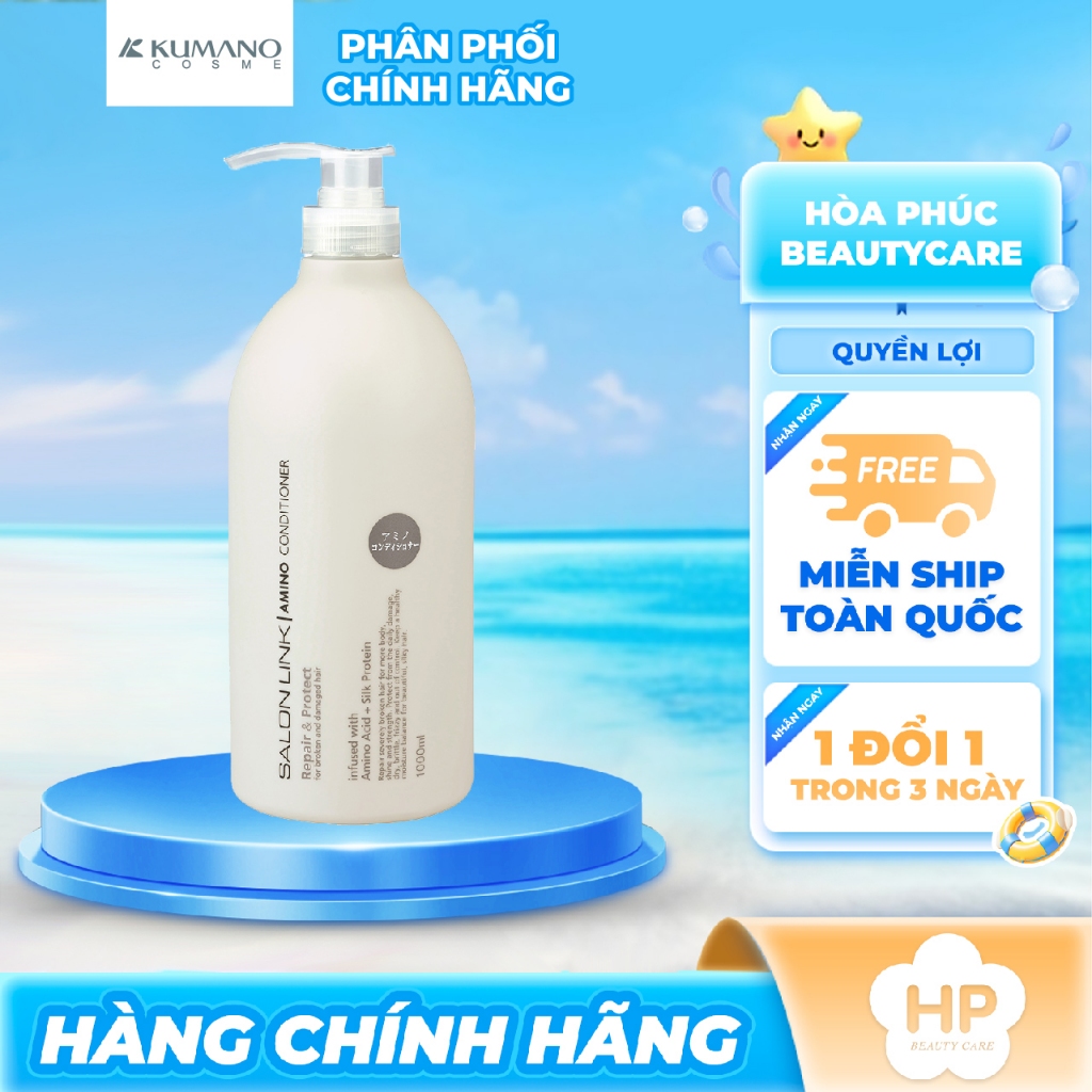 Dầu Xả Phục Hồi Tóc Khô Xơ Salon Link Amino Conditioner 1000mL