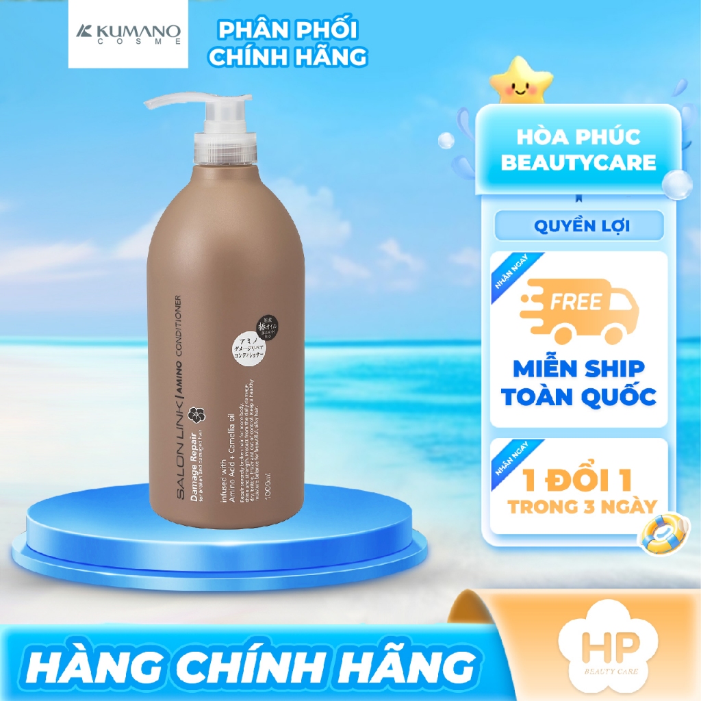 Dầu Xả Phục Hồi Tóc Yếu Và Hư Tổn Salon Link Amino Conditioner 1000mL