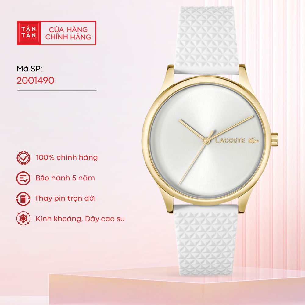Đồng Hồ Nữ Lacoste Crocodelle 2001490 Quartz 36mm - Đồng Hồ Tân Tân